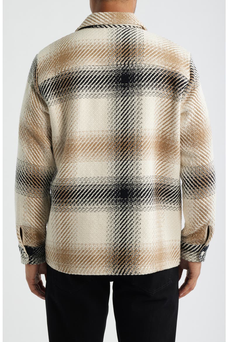 Whiting Sun Check Overshirt, Alternate, color, ECRU / NATURAL