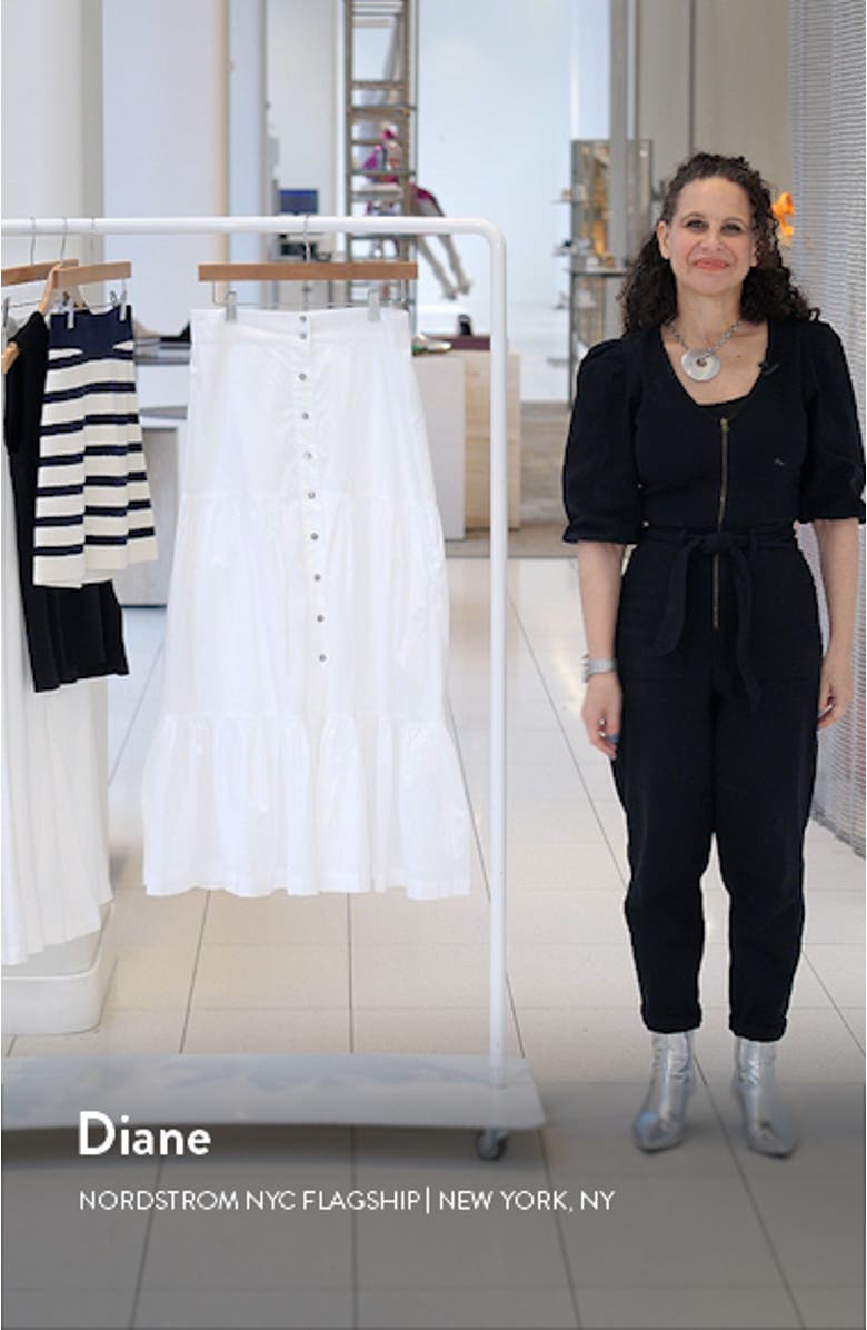 Cotton Tiered Skirt, sales video thumbnail