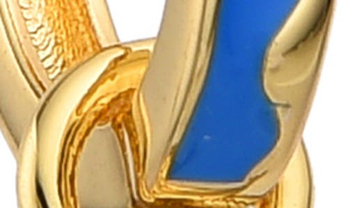 Eye Candy Los Angeles Candice Hamsa Huggie Hoop Earrings