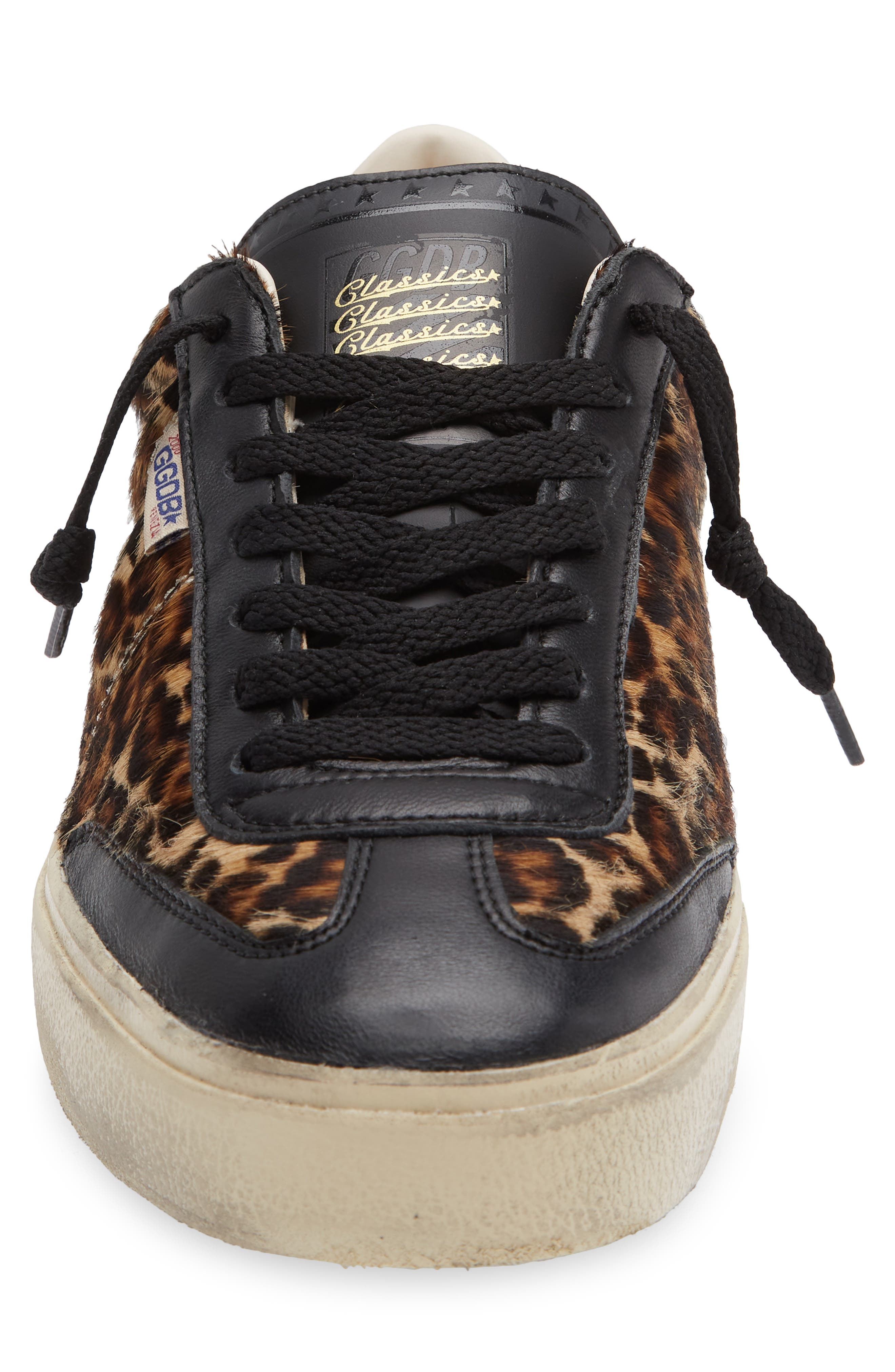 Golden Goose Soul Star Genuine Calf Hair Sneaker, Alternate, color, Beige Brown Black Leo/ Black