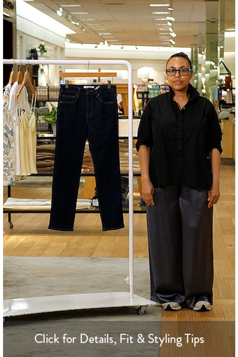 Good Petite High Waist Straight Leg Jeans video