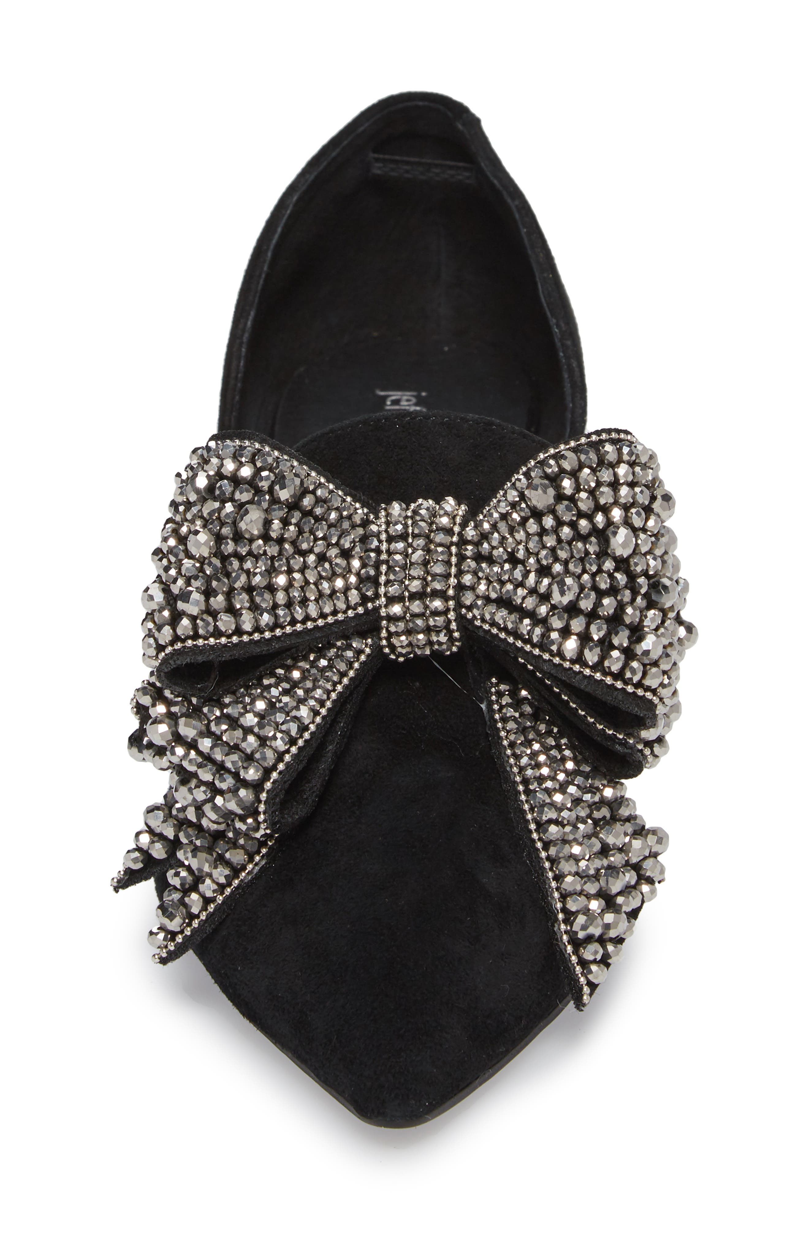 Jeffrey Campbell Valenti Embellished Bow Loafer, Alternate, color, 