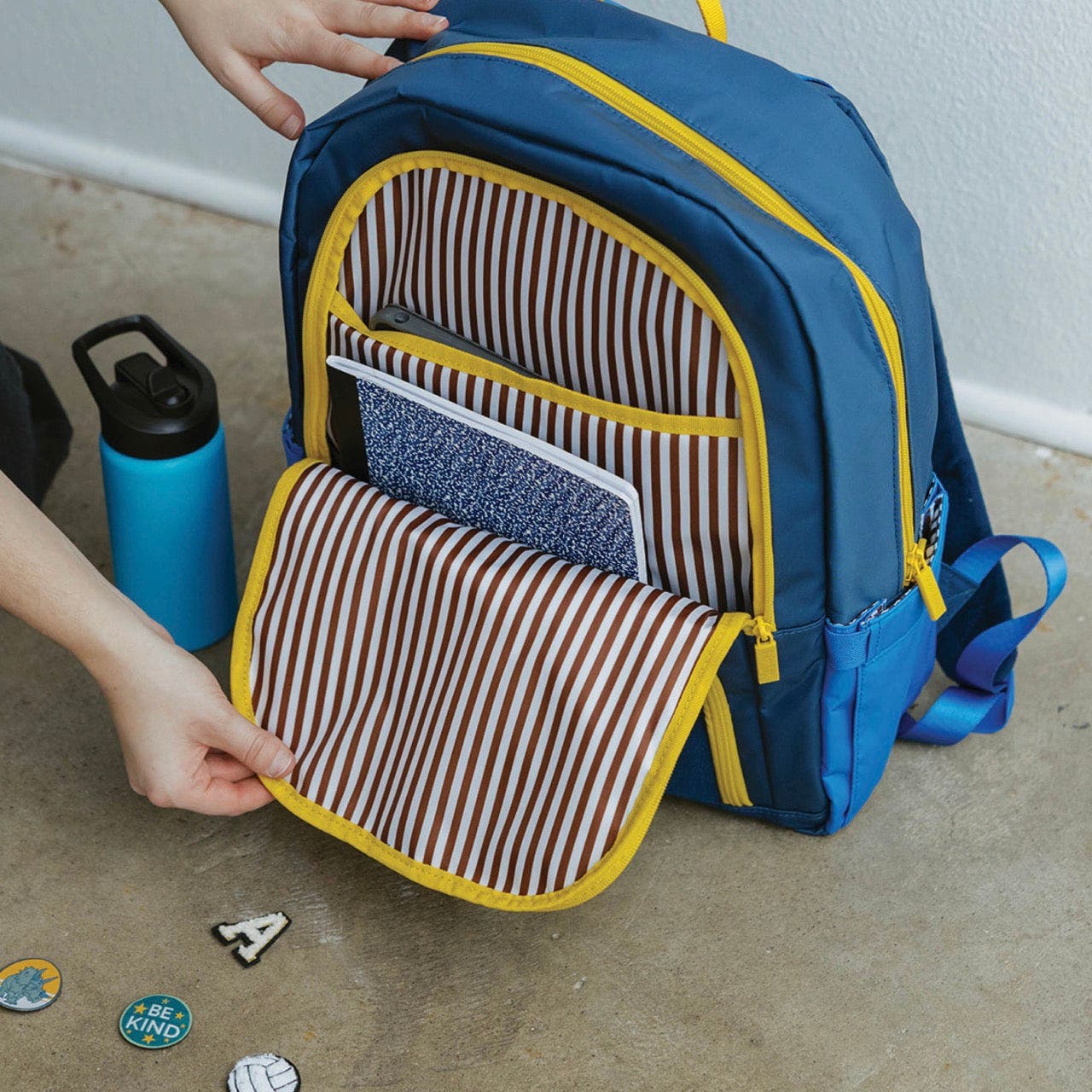 Venture Backpack, Alternate, color, Navy
