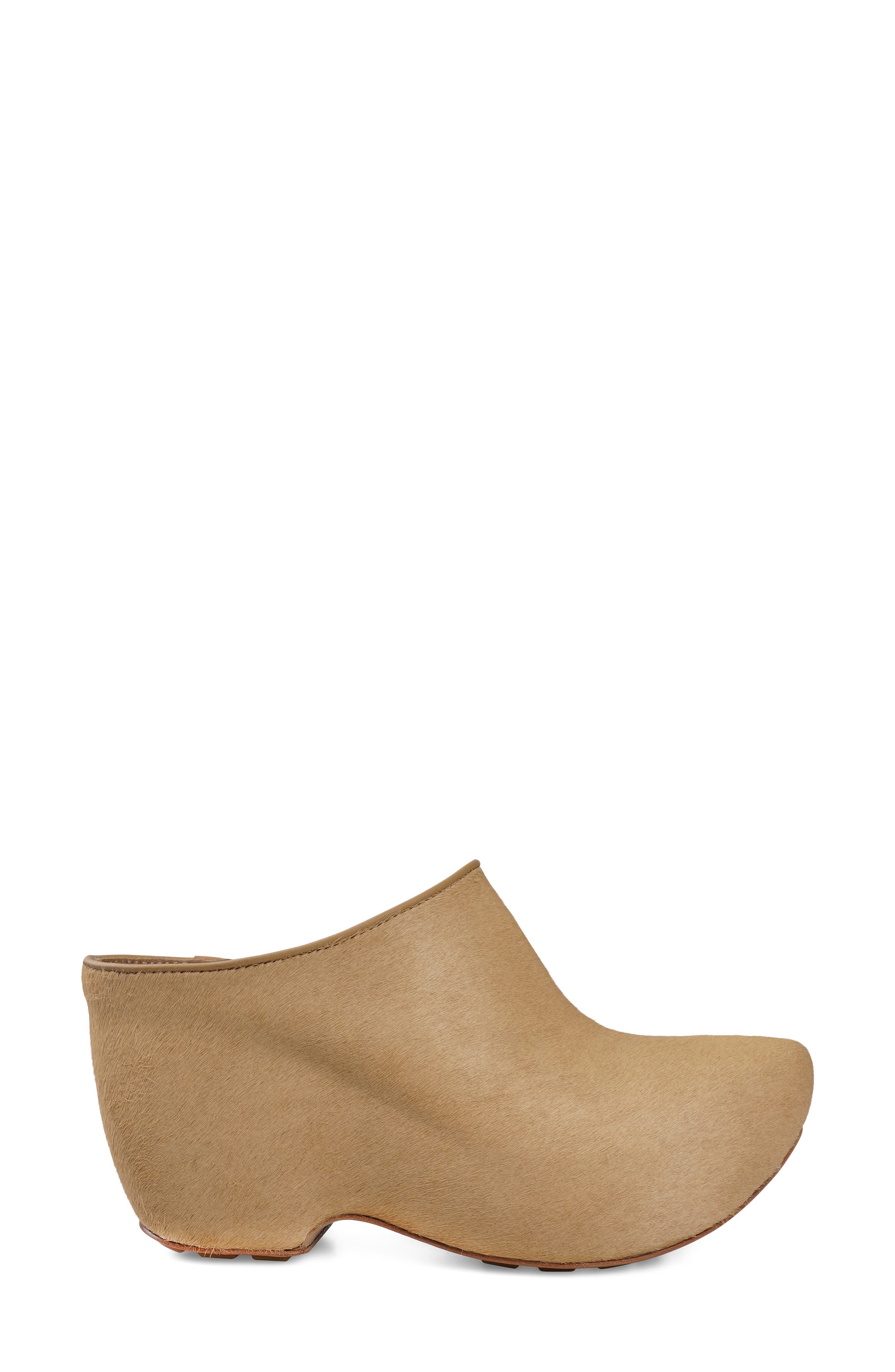 Osmary Genuine Calf Hair Clog, Alternate, color, TANLT