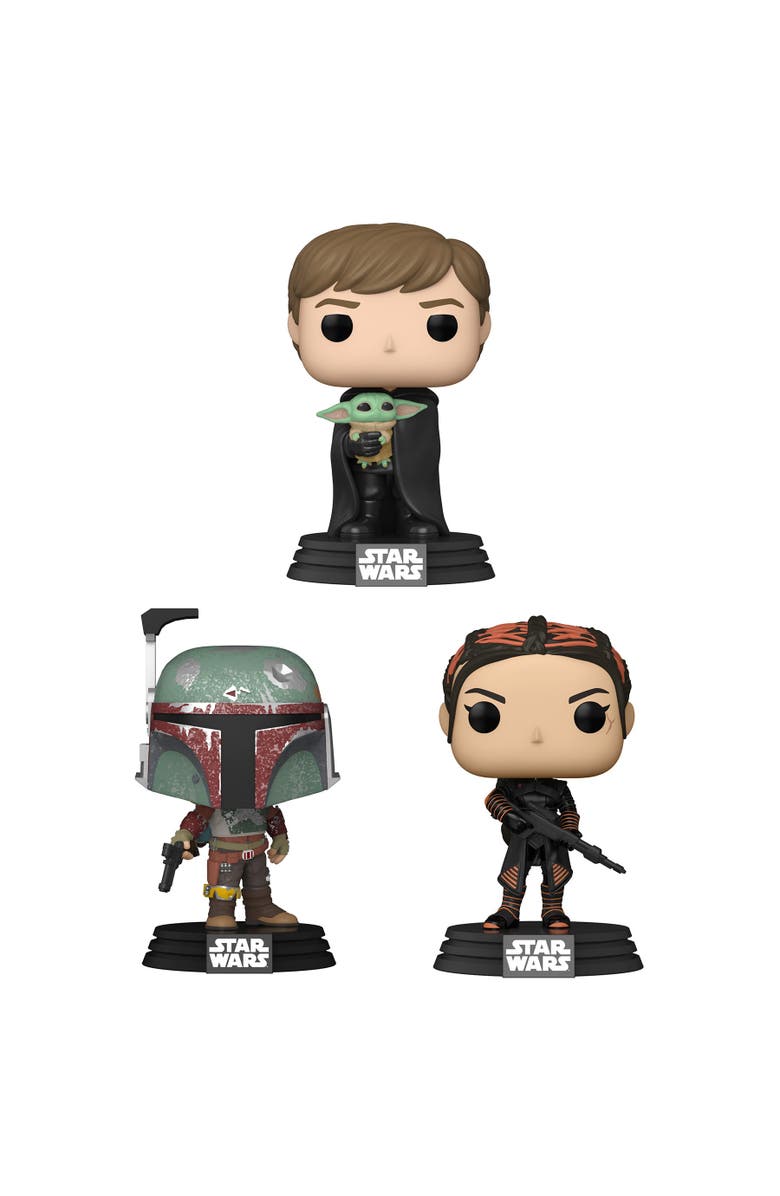 Funko Pop! Star Wars Mandalorian Collectors Set Marshal, Fennec Shand, Main, color, Multicolored