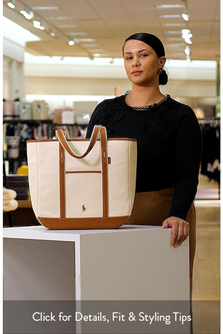 Medium Canvas & Leather Tote video