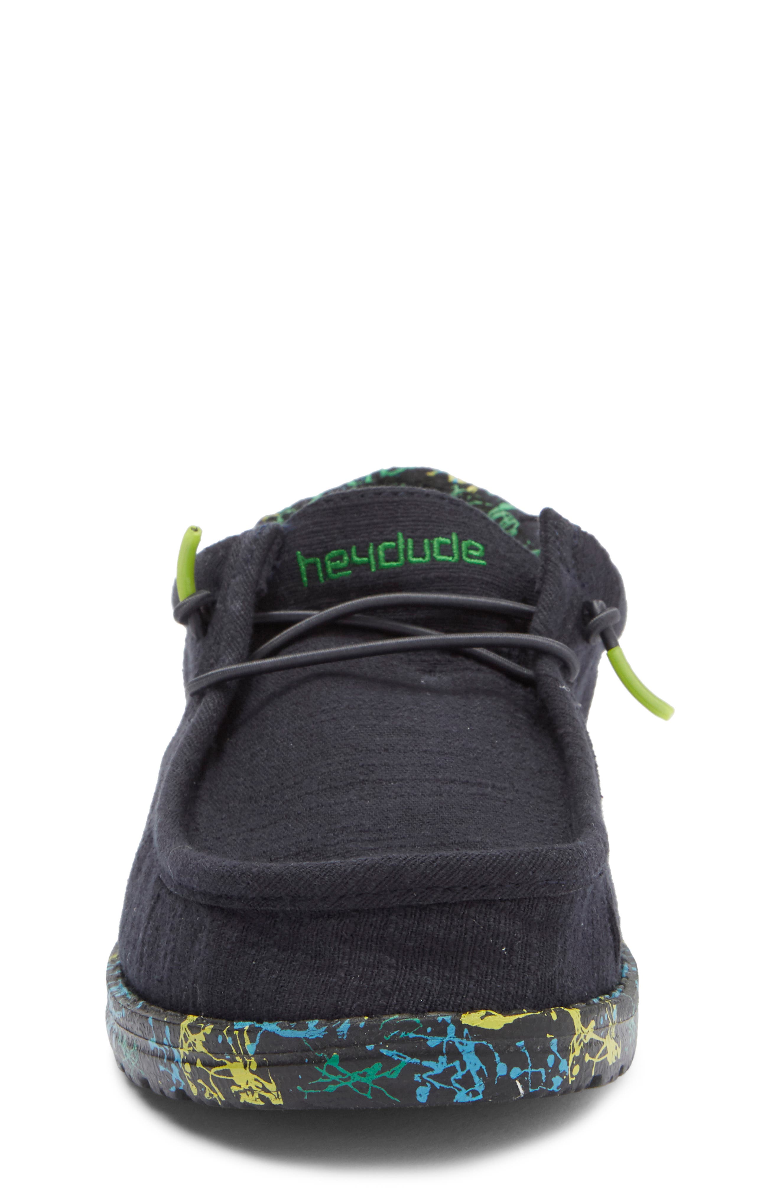 Hey Dude Kids' Wally Moc Toe Sneaker, Alternate, color, 