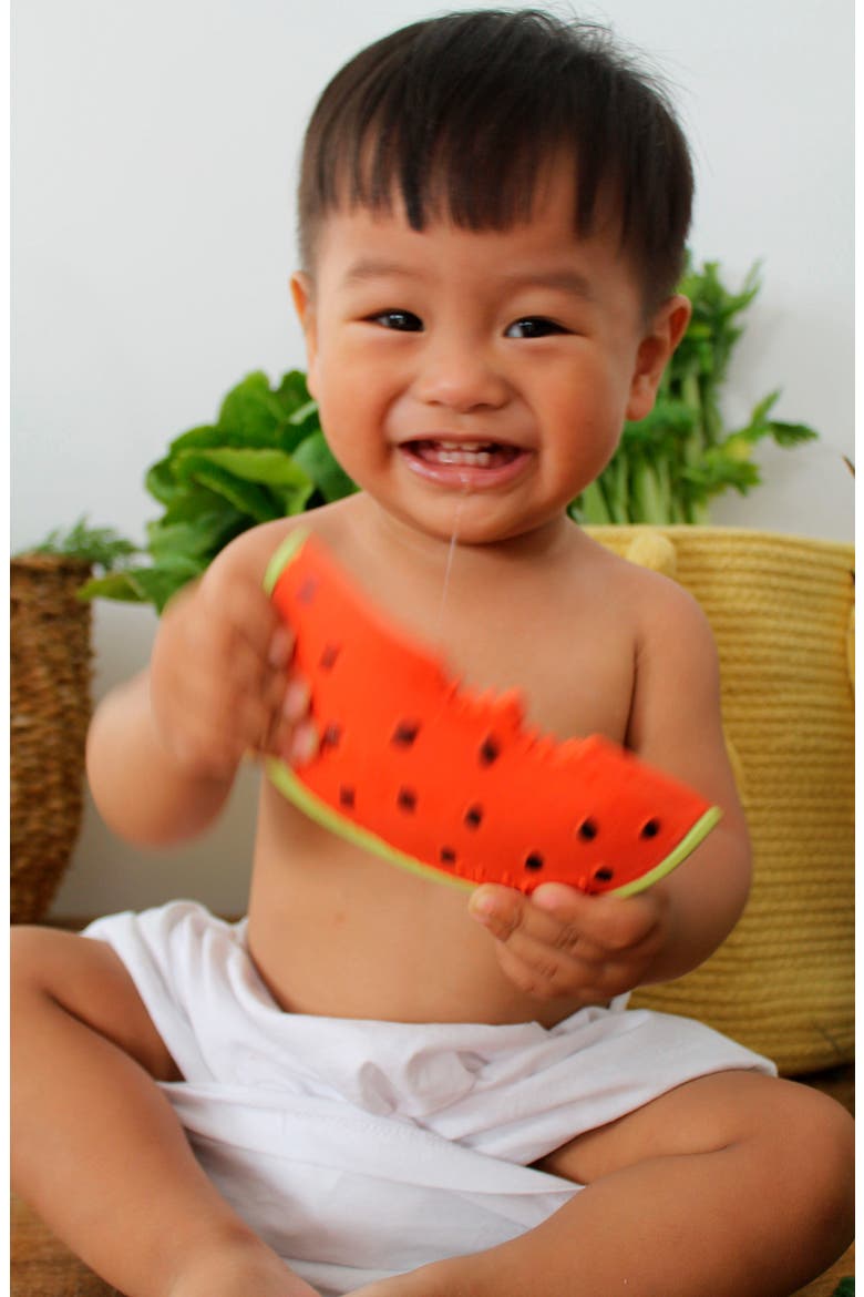 Wally the Watermelon Teething Toy, Alternate, color, NO COLOR