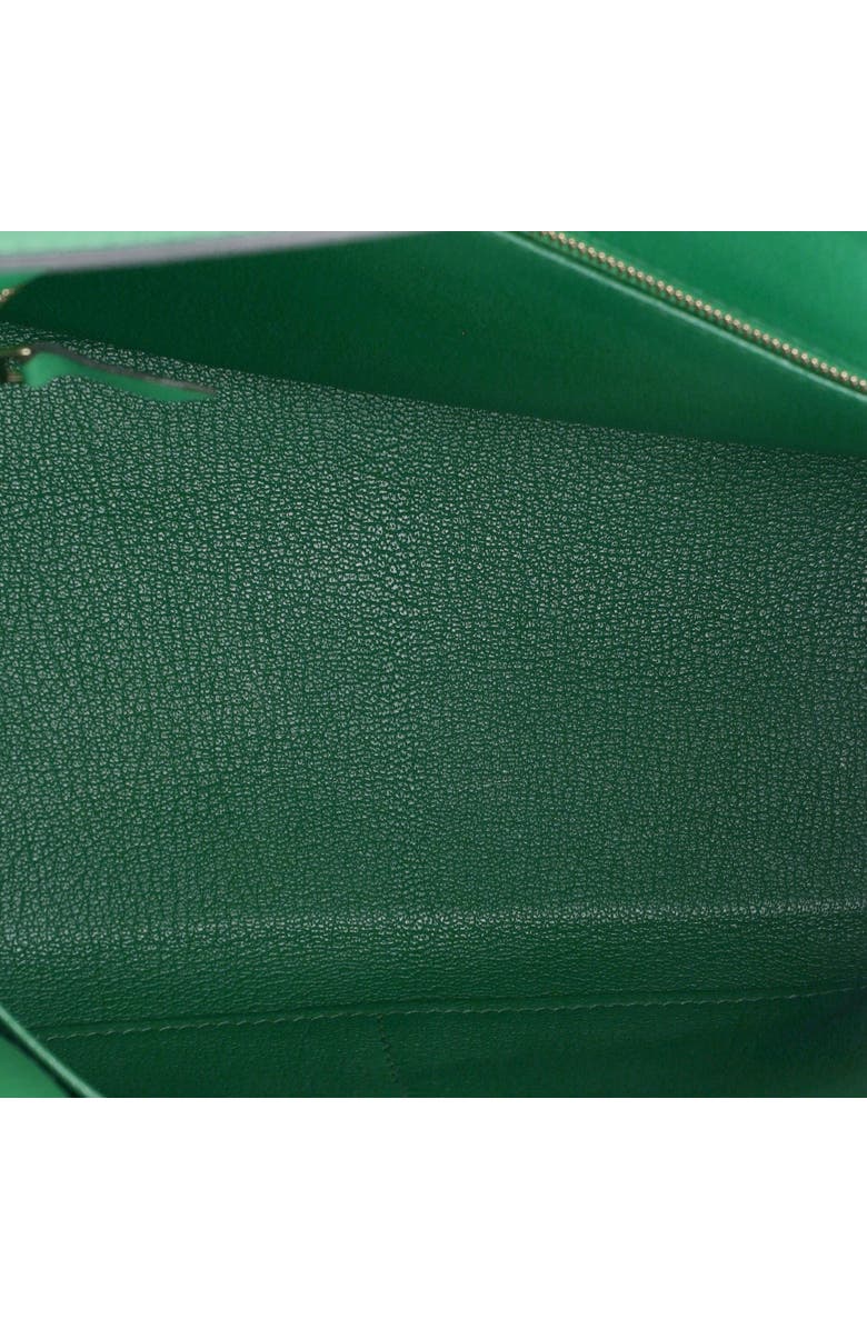 Pre-Owned Hermes Kelly Handbag Green Evercolor with Gold Hardware 28, Alternate, color,