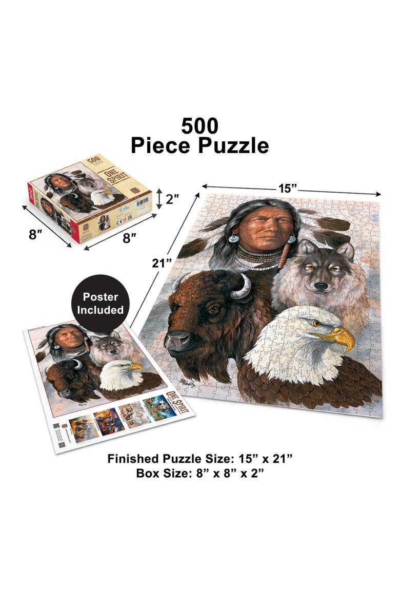 One Spirit 550 Piece Jigsaw Puzzle, Alternate, color, Multicolor