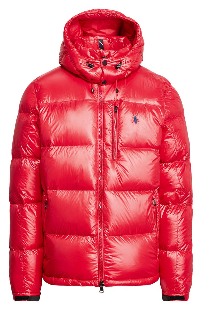 Polo Ralph Lauren Water Repellent 650 Fill Power Down Jacket, Alternate, color, Rl 2000 Red Glossy
