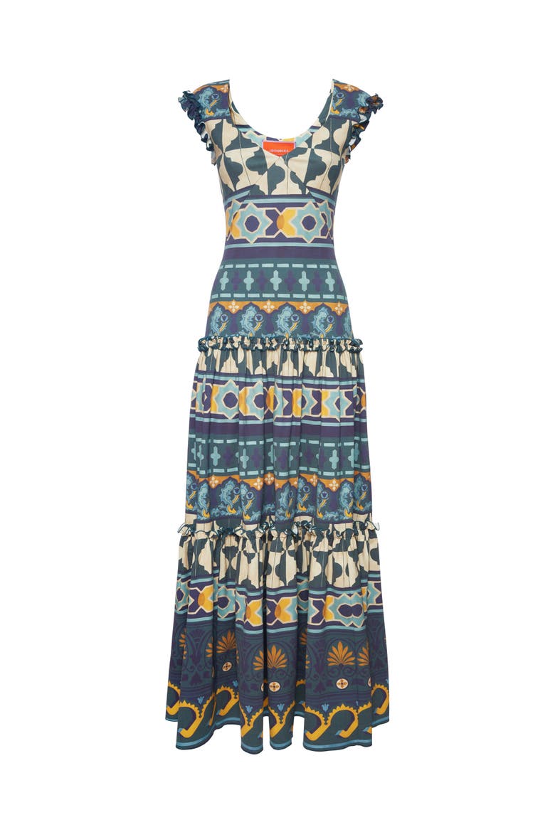 Pimento Dress Placée Casareale Barre' Emerald, Alternate, color, Casareale Barre' Emerald