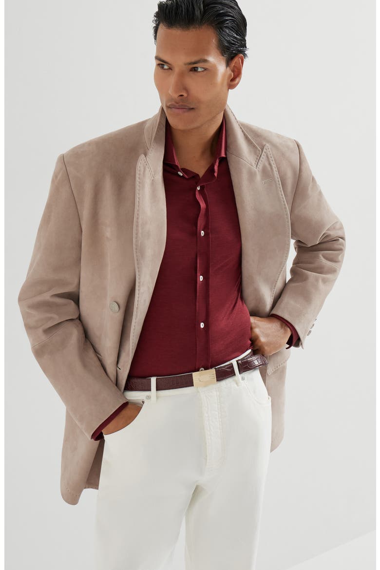 Suede blazer, Alternate, color, Yuta