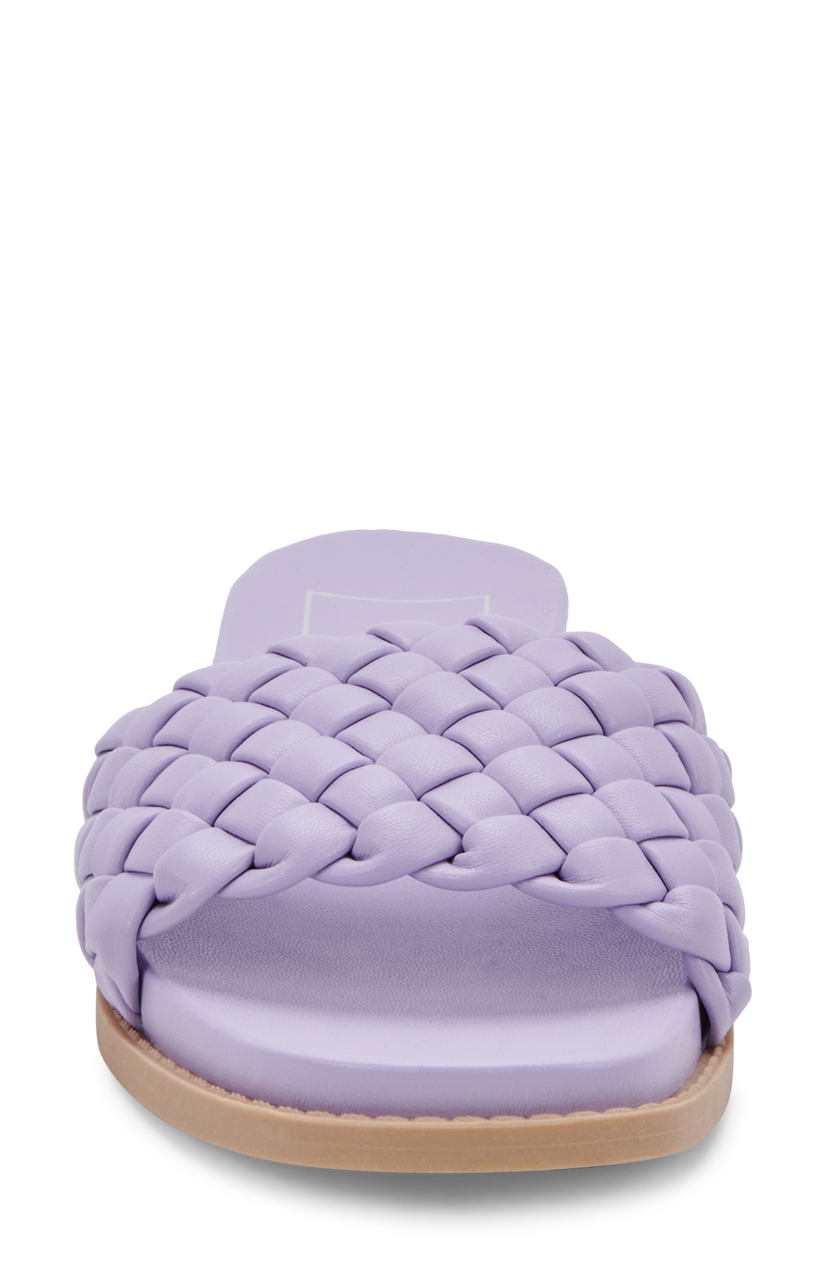 Grazie Braided Slide Sandal, Alternate, color, LILAC STELLA