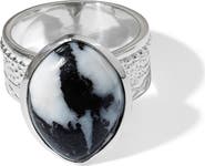 YS GEMS Silver Plate Ring
