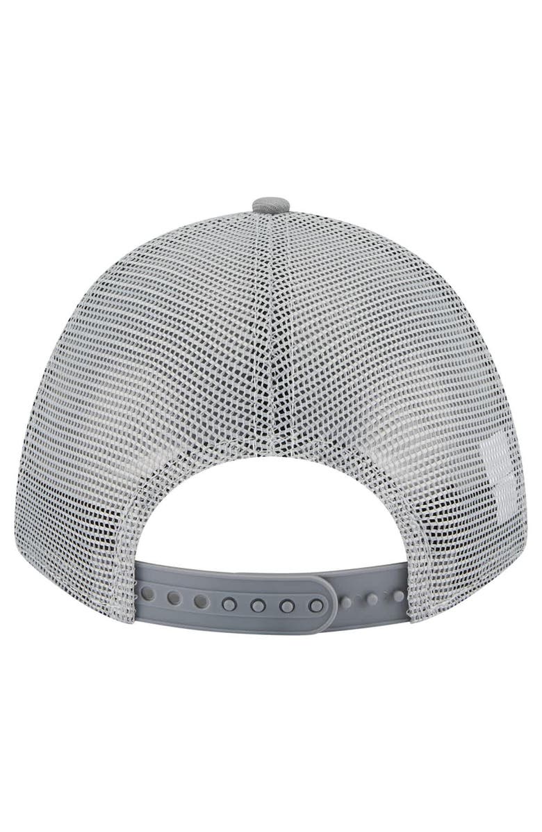 New Era Men's New Era Gray San Francisco Giants Color Pack A-Frame 9FORTY Trucker Adjustable Hat, Alternate, color,