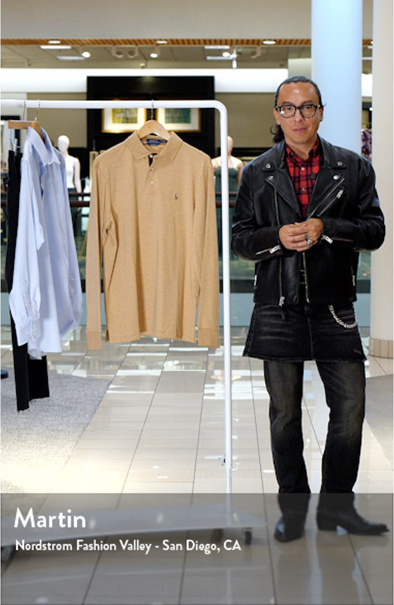 Long Sleeve Pima Cotton Polo Shirt, sales video thumbnail