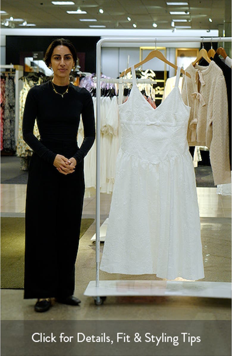 Breena Eyelet Midi Sundress, sales video thumbnail