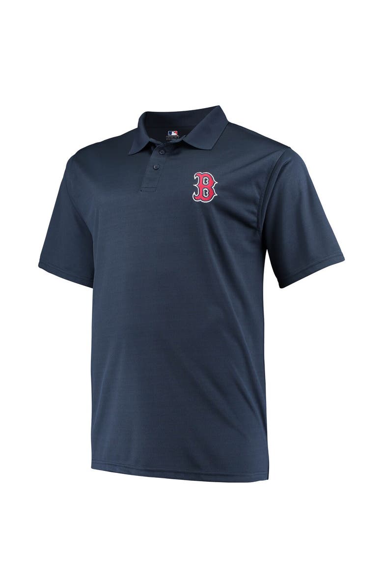 FANATICS Men's Majestic Navy Boston Red Sox Big & Tall Alternate Logo Solid Birdseye Polo, Alternate, color, 