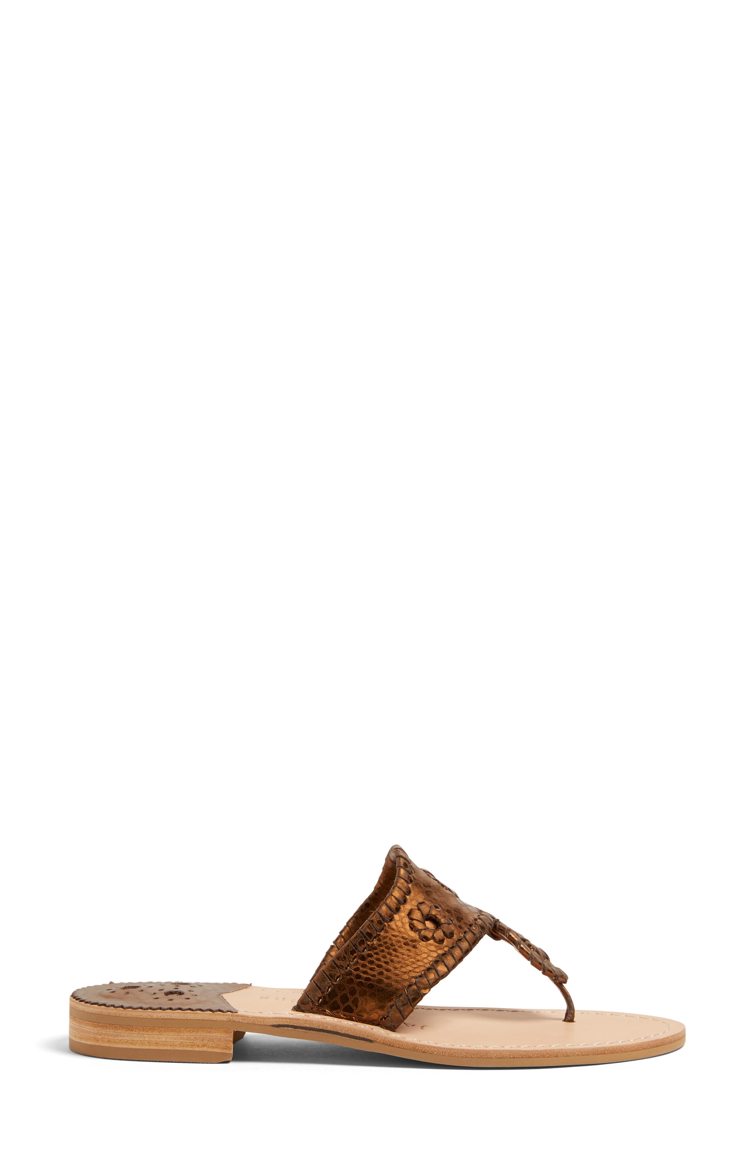 Jack Rogers Snake Embossed Flip Flop, Alternate, color, 