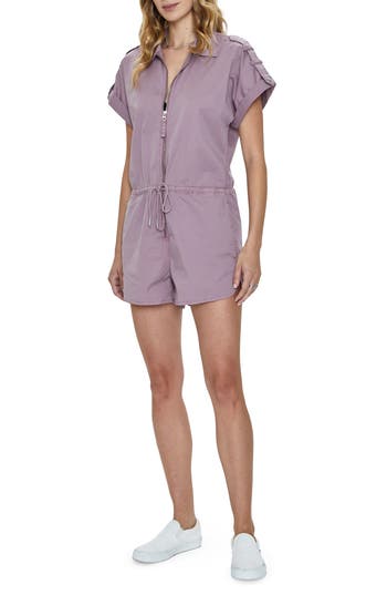 Pistola Meg Zip Romper In Purple