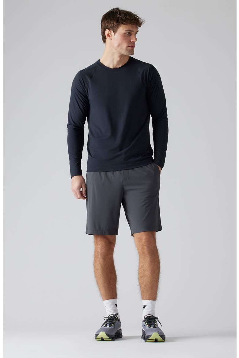 Pursuit 9-Inch Lined Shorts, Alternate, color, ASPHALT