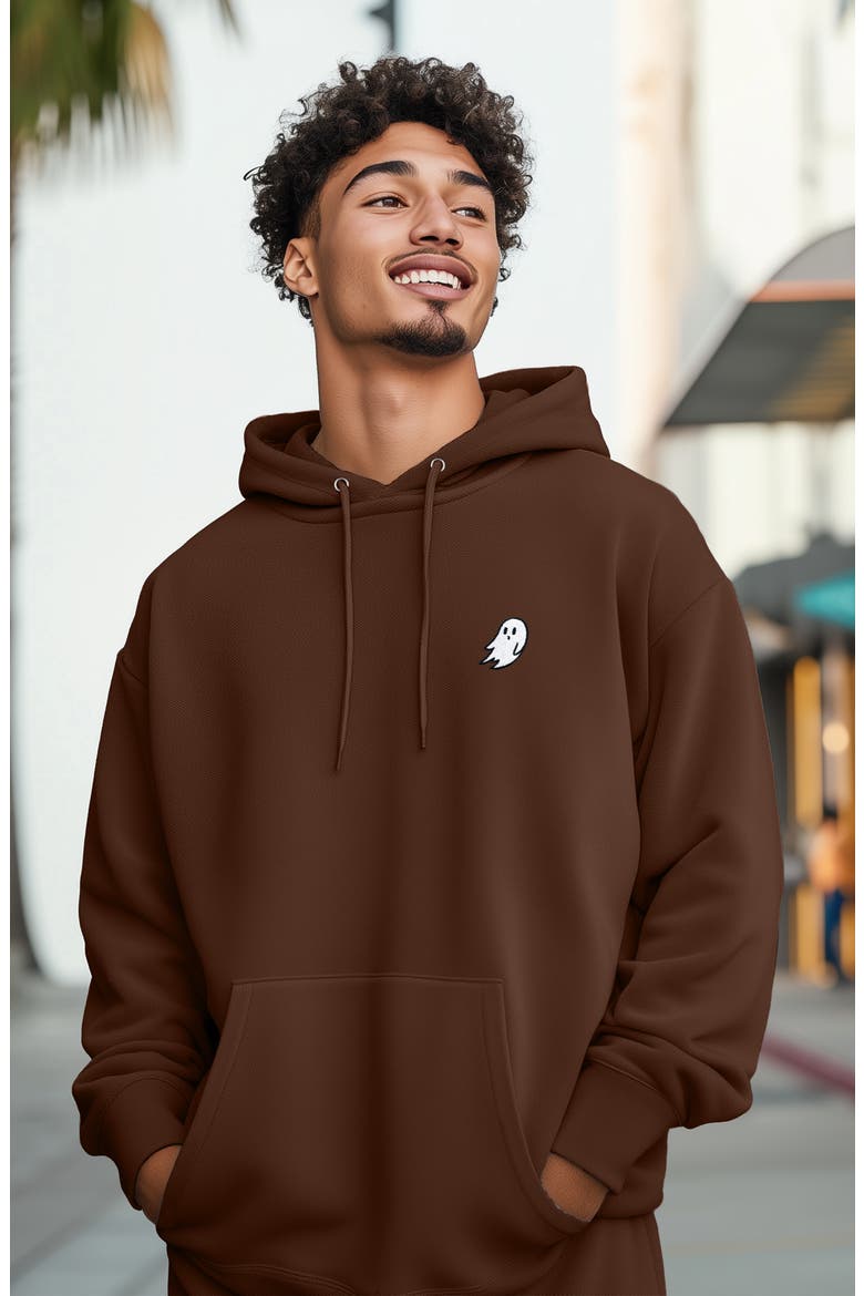 Ghost Midweight All Day Hoodie, Alternate, color, Chestnut