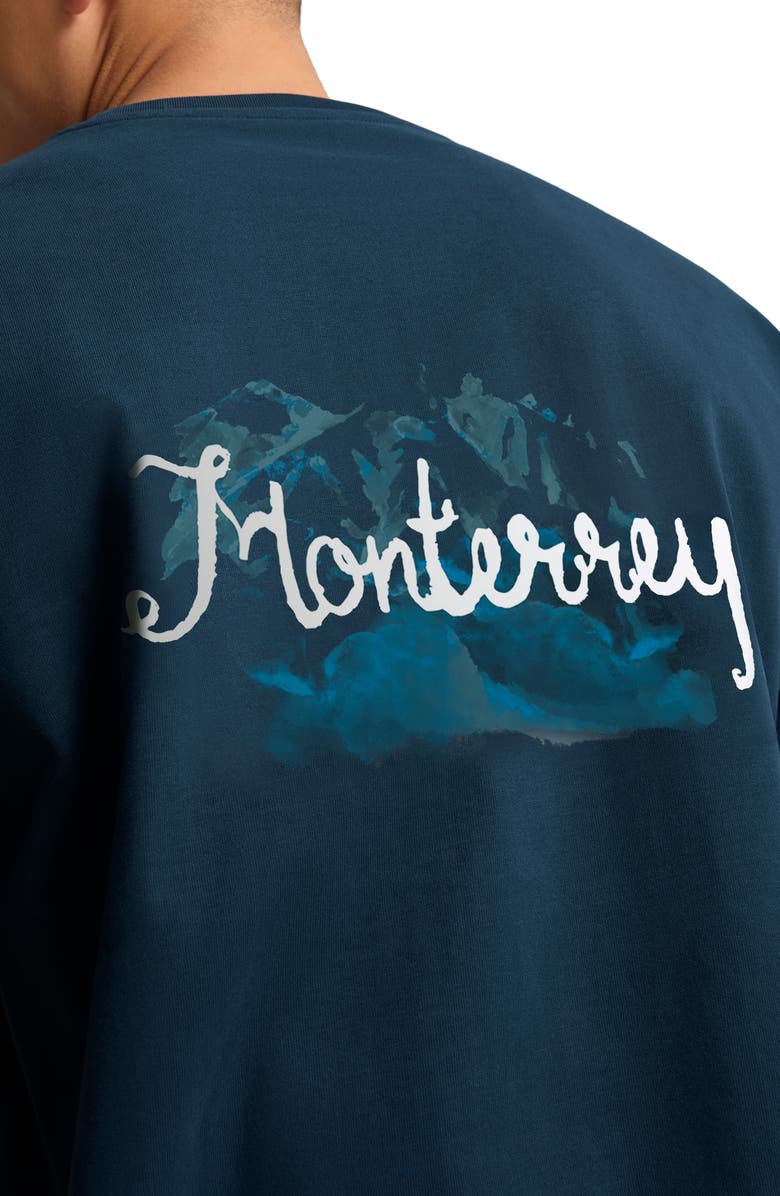 PUMA x KidSuper MTY Cotton Graphic T-Shirt, Alternate, color, Deep Navy-Puma White