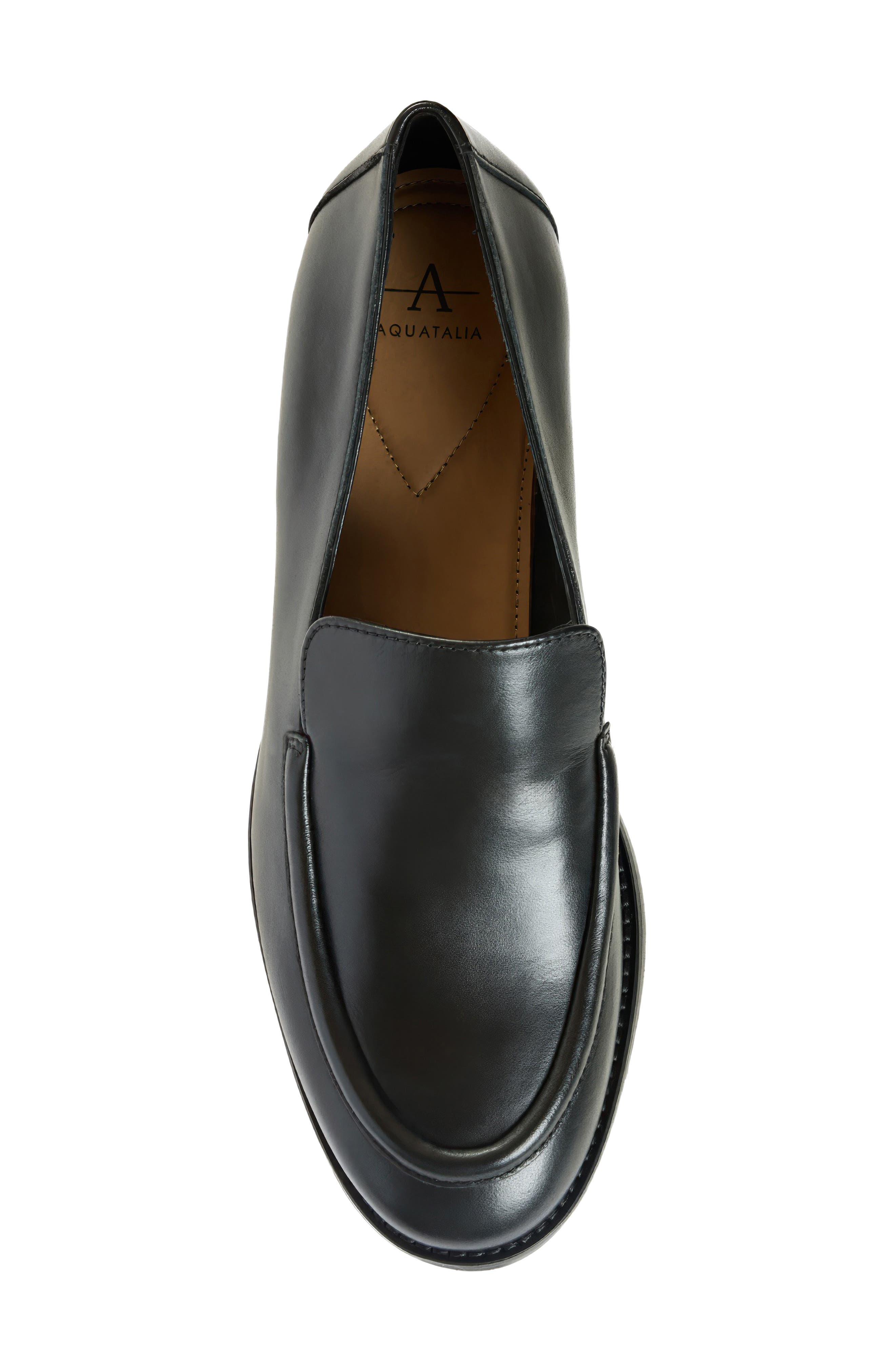 Sinita Water Repellent Loafer, Alternate, color, BLACK CALF