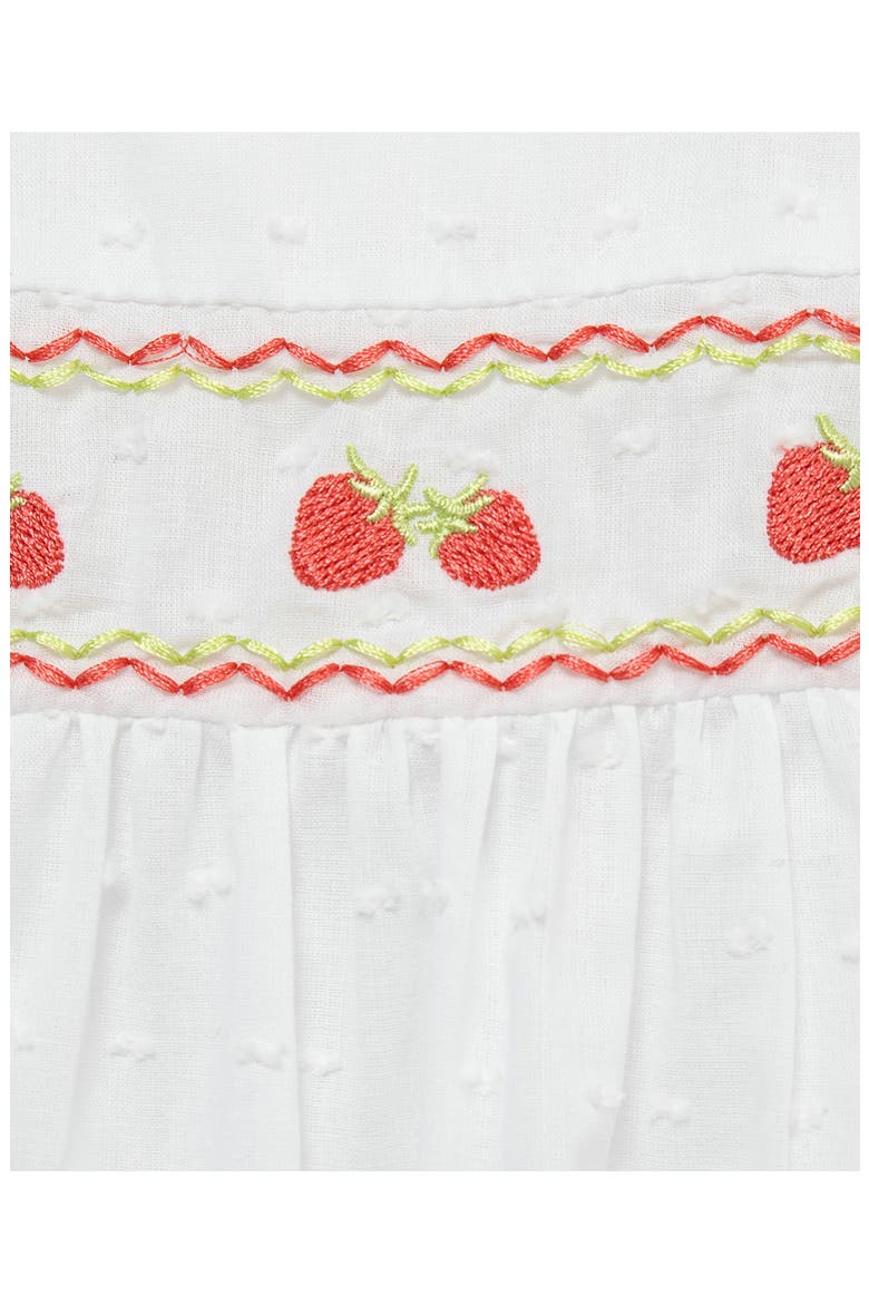 Kids' Strawberry Sunsuit Set, Alternate, color, WHITE/ RED