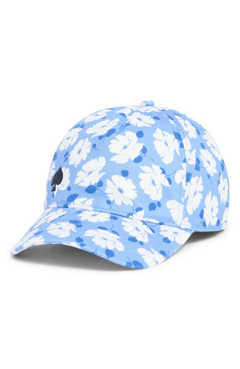 Kate Spade New York floral cotton twill baseball cap  display picture 2