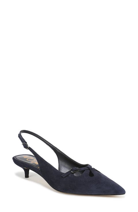 Fauna Kitten Heel Slingback Pump (Women)