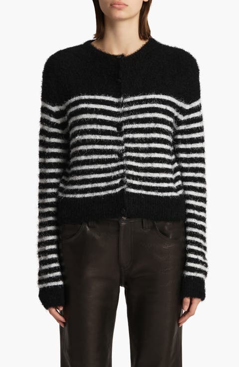 Jules Silk & Cashmere Eyelash Cardigan