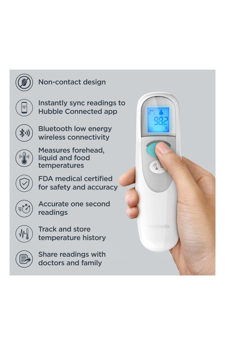 Motorola Care+ Contactless Smart Thermometer, Alternate, color, 