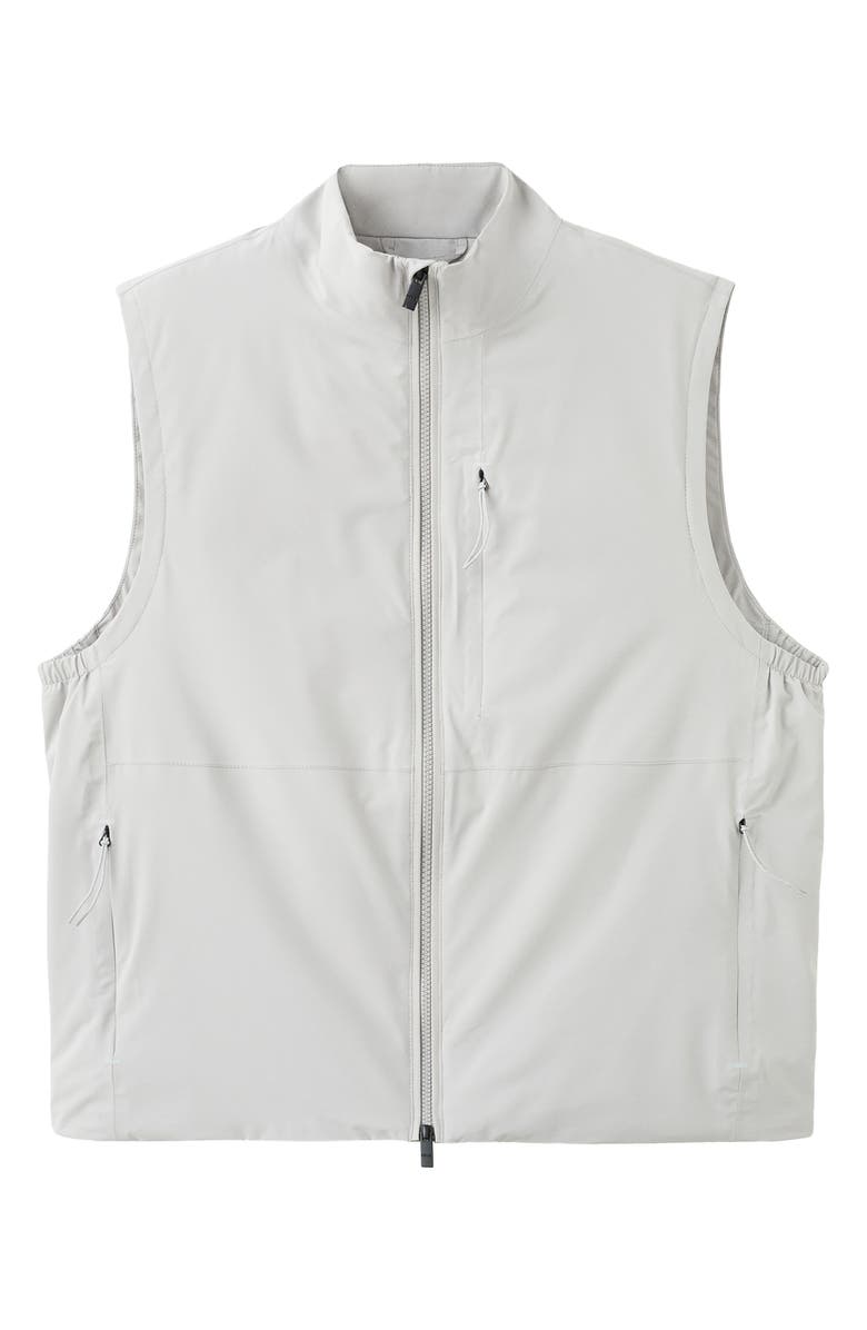 MANGO Packable Water Repellent Vest, Alternate, color, Ice Grey