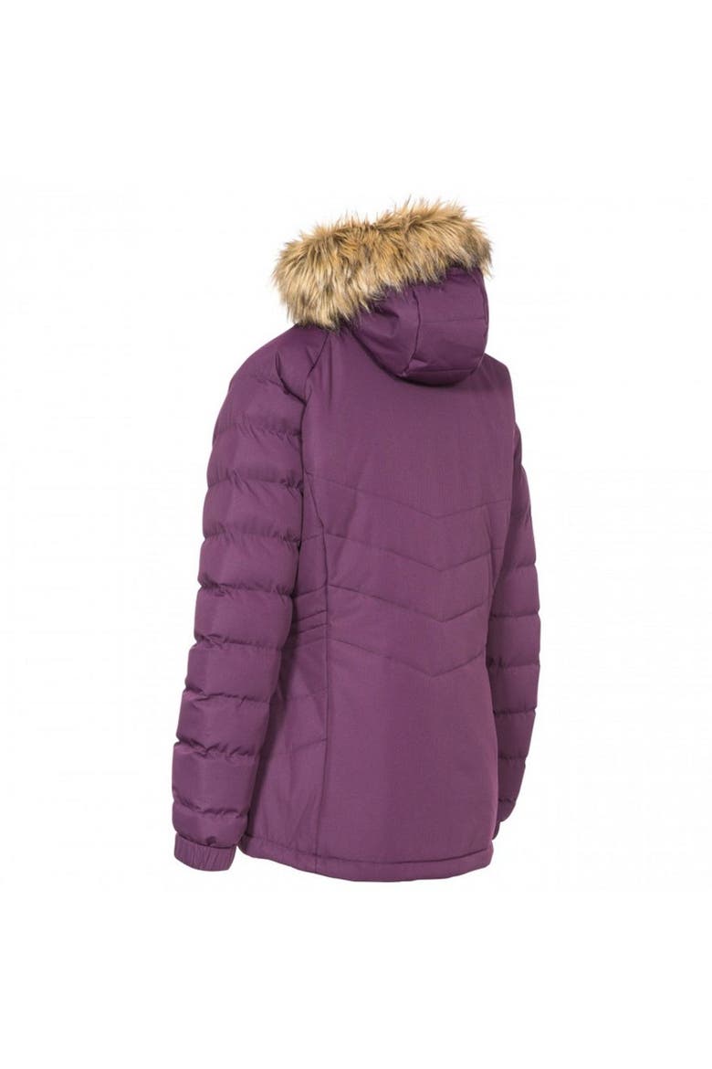 Nadina Waterproof Padded Jacket, Alternate, color, Potent Purple