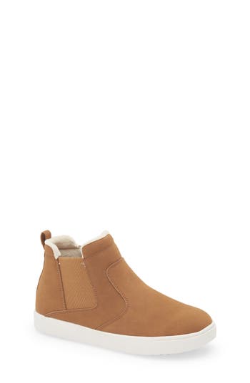 Nordstrom Rack Kids' Rhyse Chelsea Boot In Brown