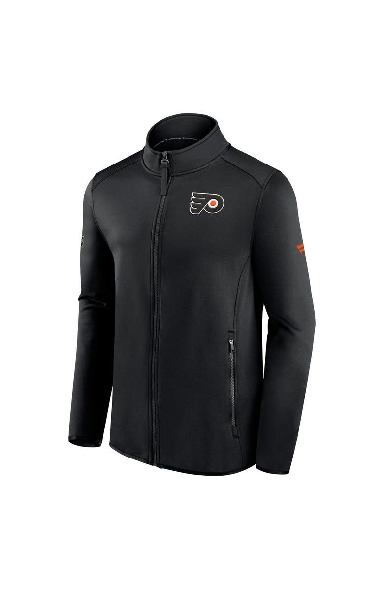 FANATICS Men's Fanatics Branded Black Philadelphia Flyers Authentic Pro Rink Fleece Full-Zip Jacket, Alternate, color, 