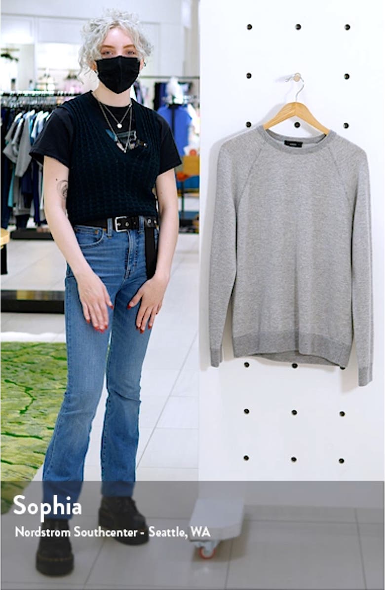 Bird's Eye Wool & Cashmere Pullover, sales video thumbnail
