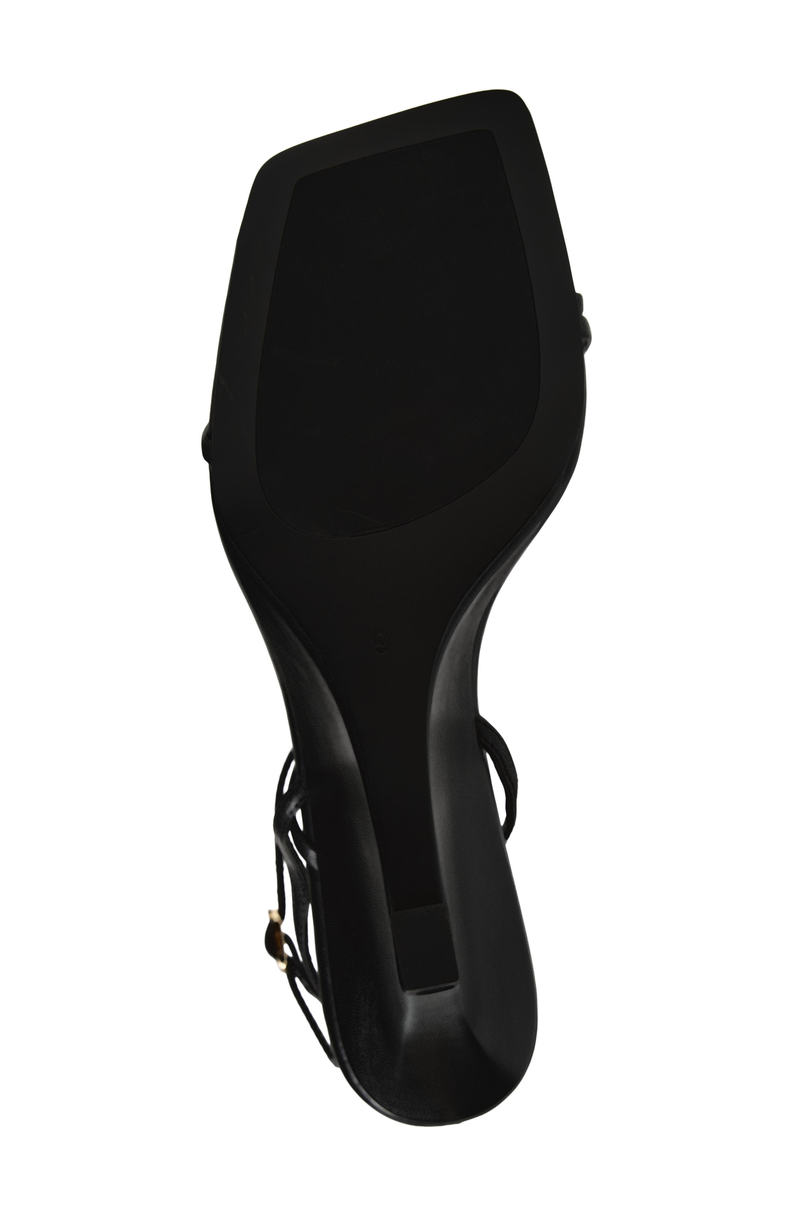 Jeffrey Campbell Highlight Ankle Strap Wedge Sandal, Alternate, color, Black