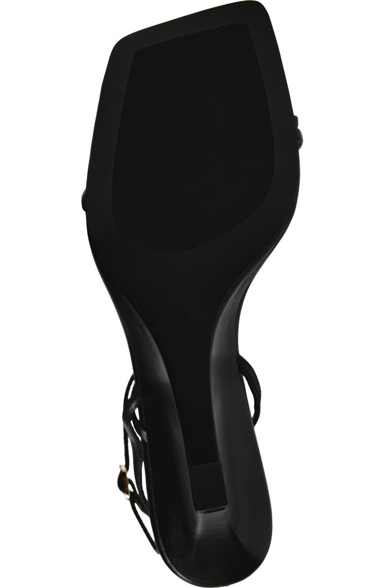 Jeffrey Campbell Highlight Ankle Strap Wedge Sandal, Alternate, color, Black