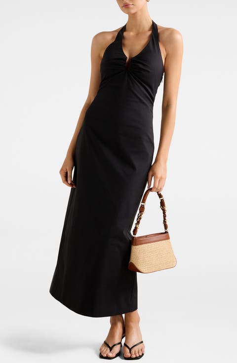 Tia Halter Midi Dress