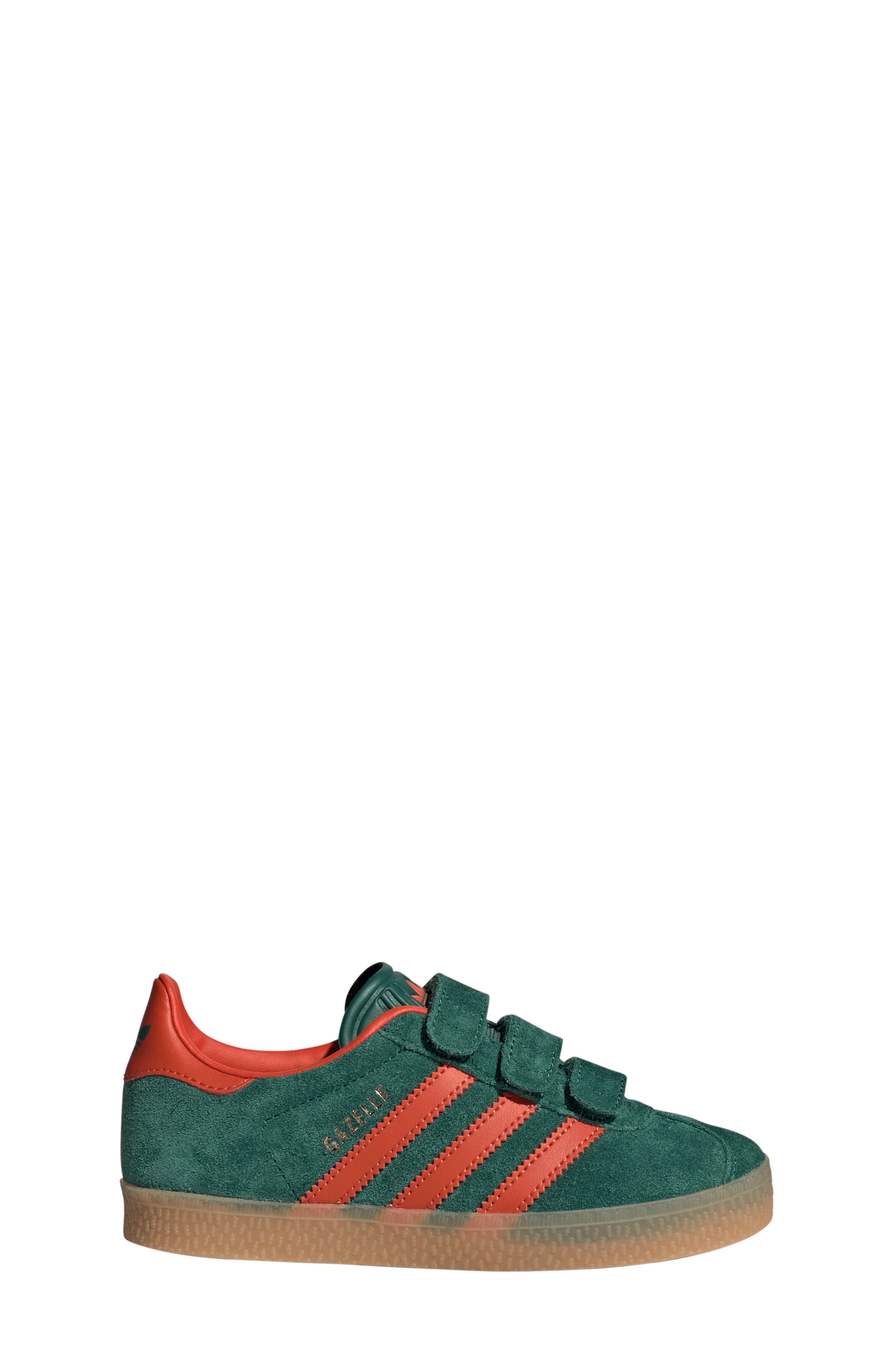 Gazelle Sneaker, Alternate, color, GREEN/ RED/ GUM