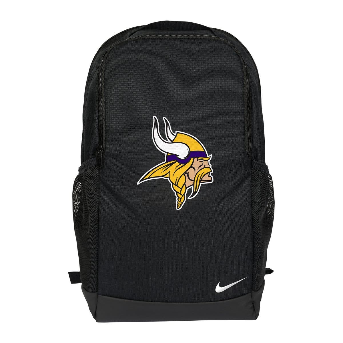 Minnesota Vikings Primary Logo Backpack, Alternate, color, Black
