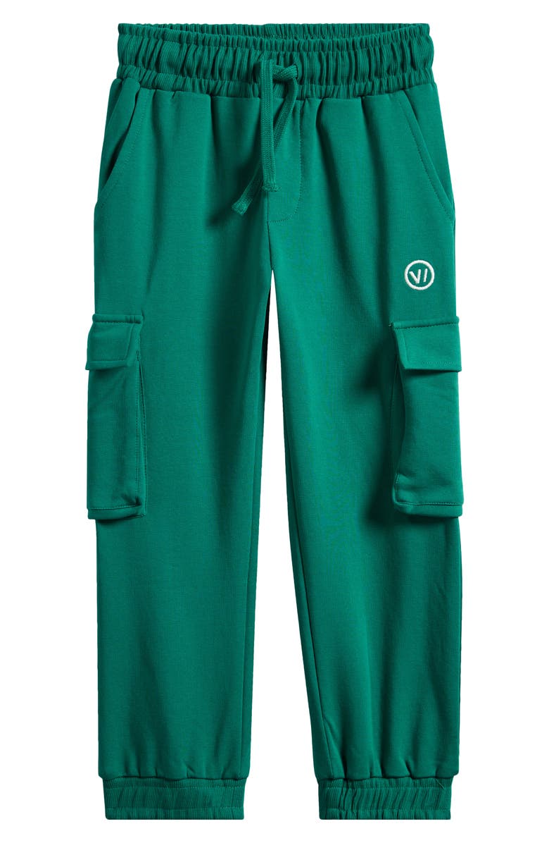 THE NEW Kids' Re:Name Cargo Sweatpants, Main, color, Alpine Green