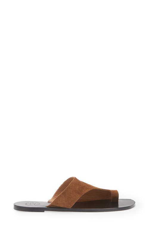 Atp Atelier Rosa Cannella Toe Loop Sandal In Cannella