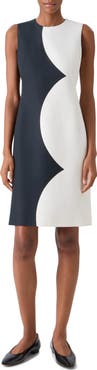 Akris Cloud Cotton & Silk Blend Sheath Dress