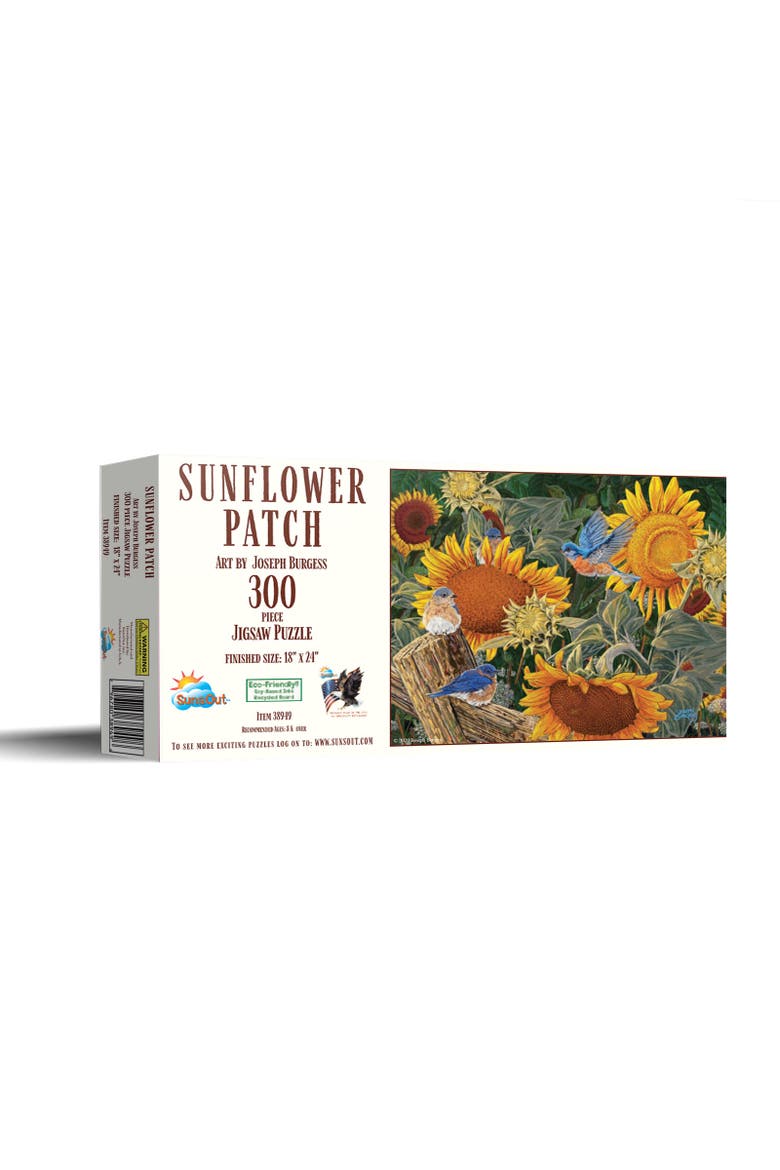 Sunflower Patch 300 piece Jigsaw Puzzle for Adults, Main, color, Multicolor