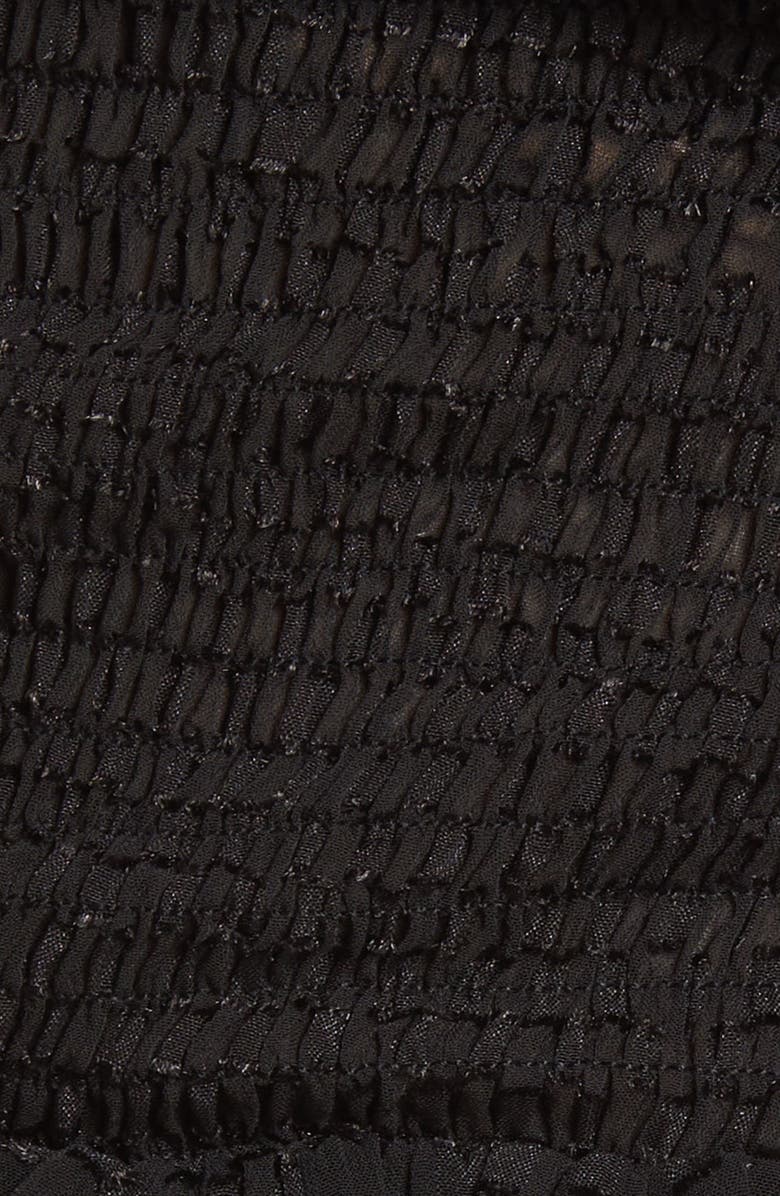 ASTR the Label Sequin Check Blouse, Alternate, color, Black