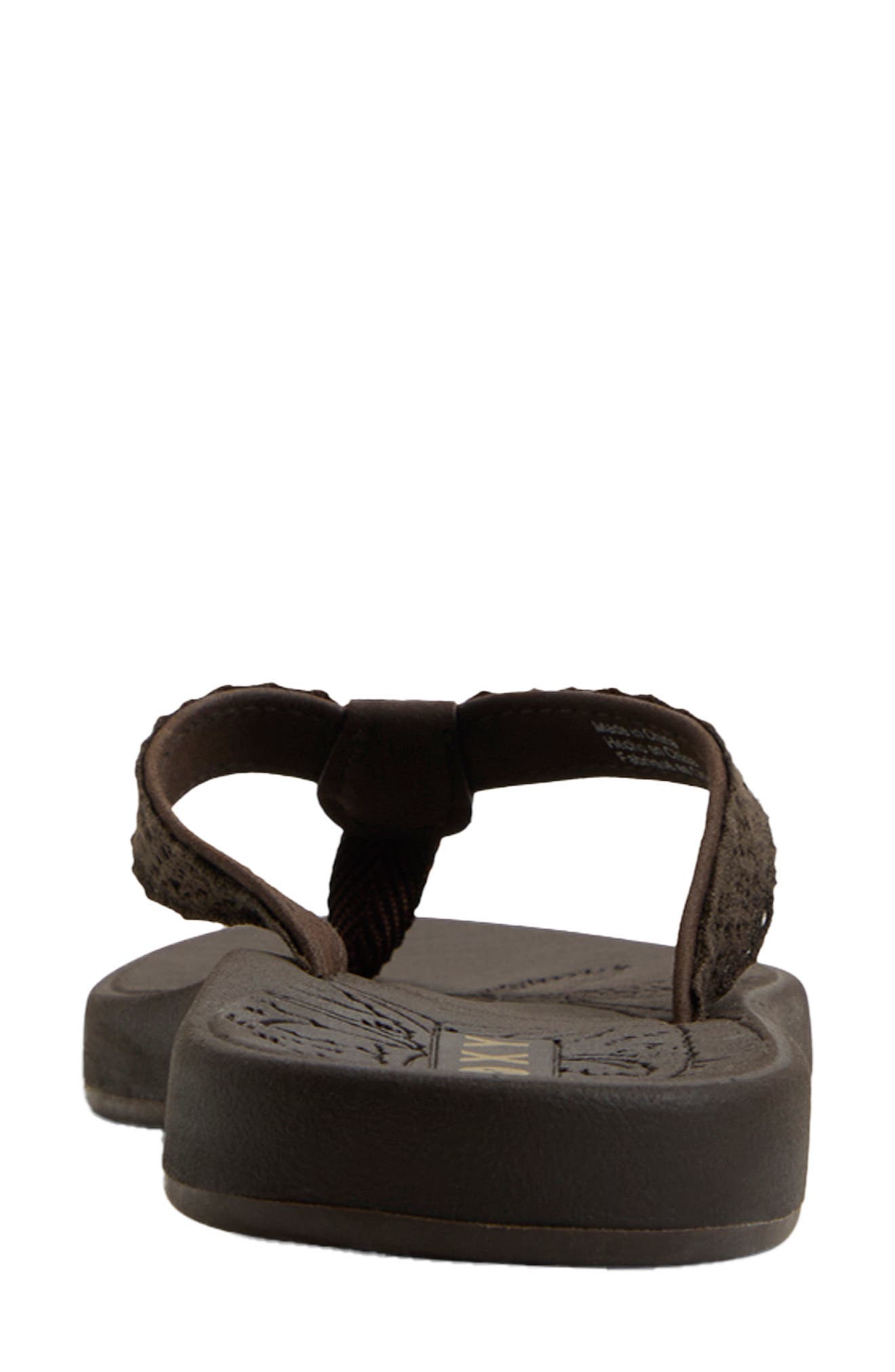 Gianna II Flip Flop, Alternate, color, DARK BROWN